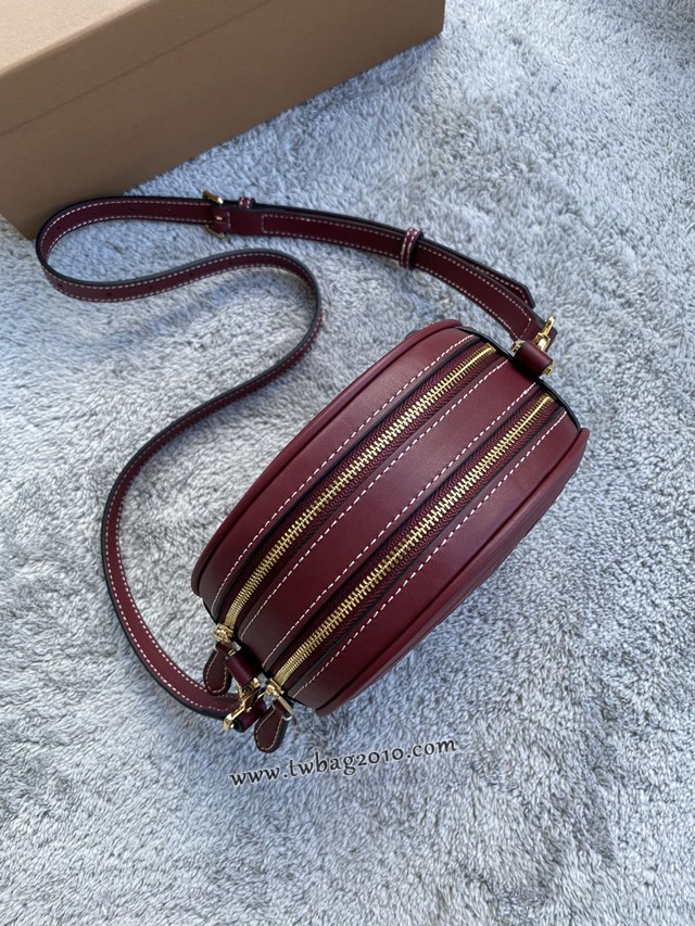 Burberry專門店新款圓形Louise圓餅路易絲包 巴寶莉鞣制皮革女士斜挎小圓形包 yxb1486